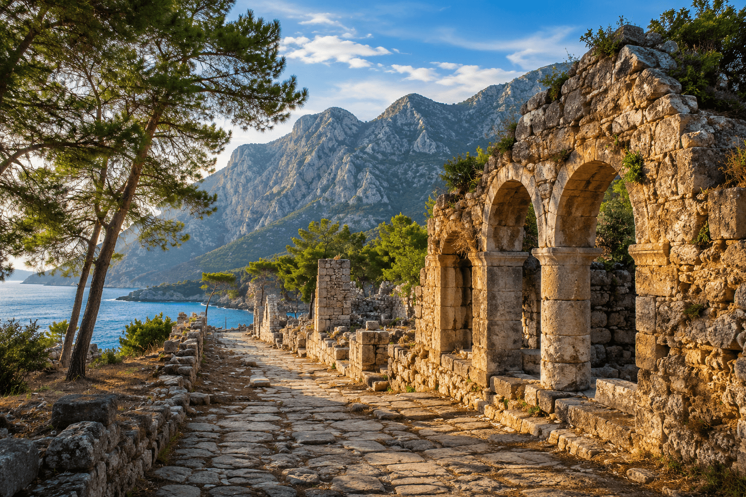 Starożytne miasto Olympos